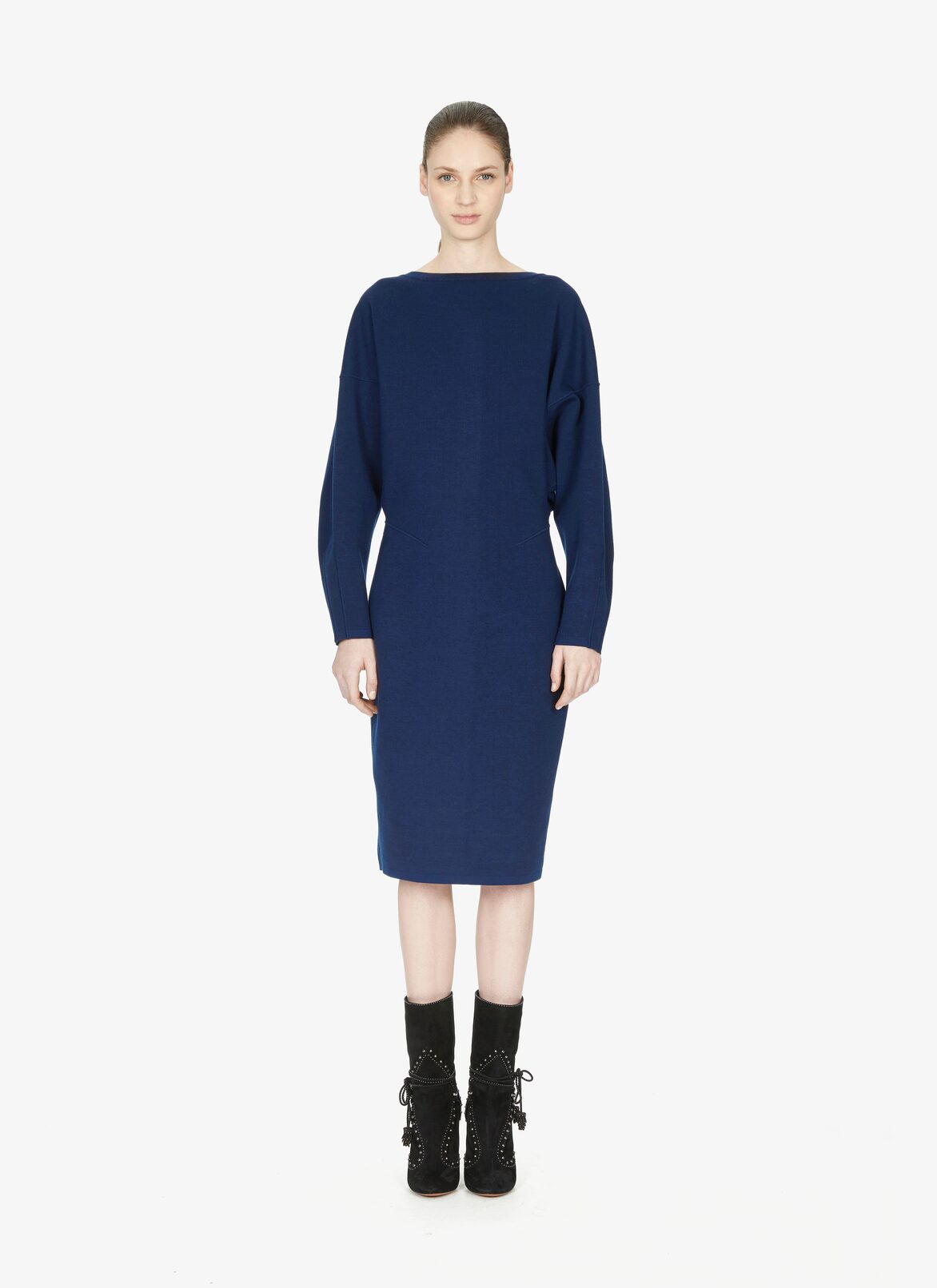 Wool-Blend Dress ALAÏA MARINE WOOL-BLEND DRESS